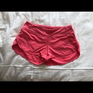 Pink Lulu Lemon Shorts